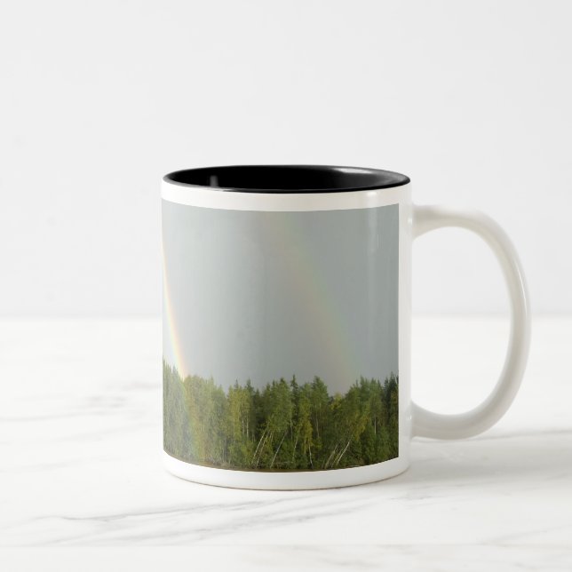 Russia, Typical river views between Goritzy & Two-Tone Coffee Mug (Right)