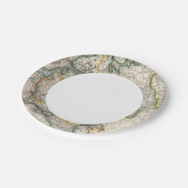 Russia, Ukraine Paper Plate (Angled)