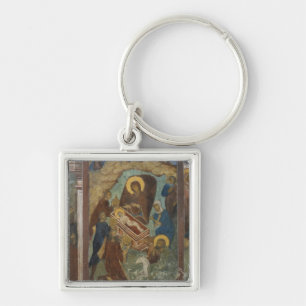 Russia, Yaroslavl, fresco in Cathedral of St. 2 Key Ring