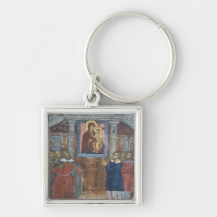 Russia, Yaroslavl, fresco in Cathedral of St. Key Ring