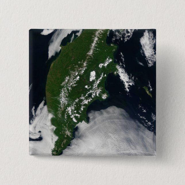 RussiaÃ¯Â¿Â½s Kamchatka Peninsula 15 Cm Square Badge (Front)