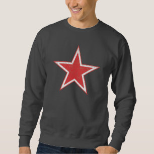 RUSSIAN AIR FORCE RED STAR WWII ROUNDEL RUSTIC SWEATSHIRT