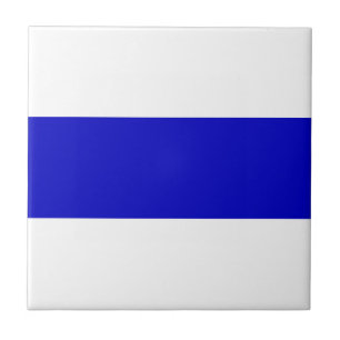 russian anti war flag ukraine blue line solidarity ceramic tile