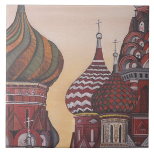 Russian Architecture Ceramic Tile