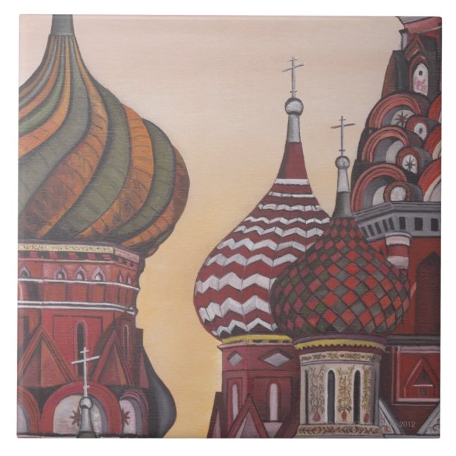 Russian Architecture Ceramic Tile (Front)