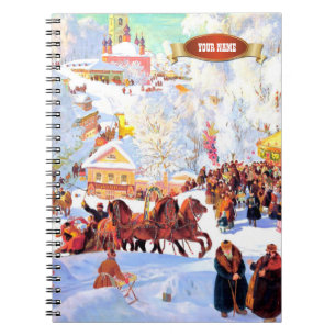 Russian Art Christmas Gift Notebooks