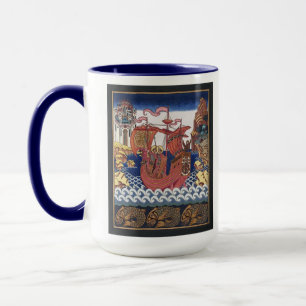 RUSSIAN ART NOVEAU MUG