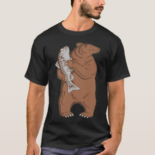 Russian Bear Cultural Design T-Shirt