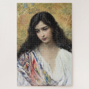 Russian Beauty (by Konstantin Makovsky) Jigsaw Puzzle