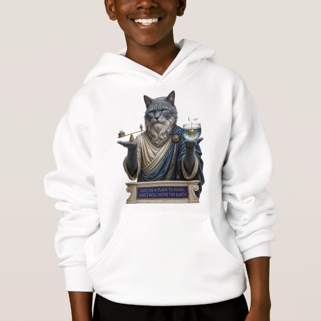 Russian Blue Archimedes Cat (Front)