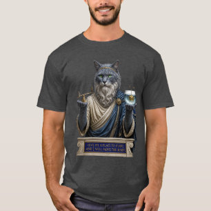 Russian Blue Archimedes Cat T-Shirt