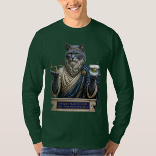 Russian Blue Archimedes Cat T-Shirt