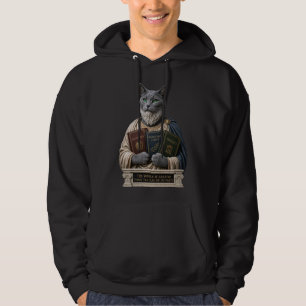 Russian Blue Aristotle Cat Hoodie