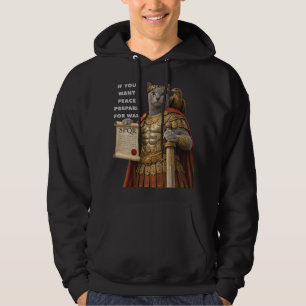 Russian Blue Caesar Cat Hoodie