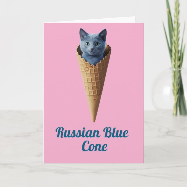 Russian Blue Cone Card (Front)