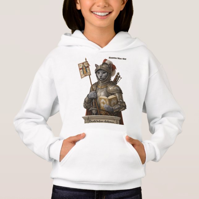 Russian Blue Conquistador Cat – Honour & Legacy (Front)