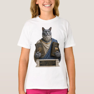 Russian Blue Homer Cat T-Shirt