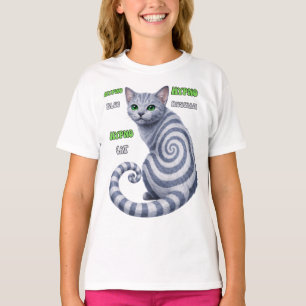 Russian Blue Hypno Cat T-Shirt