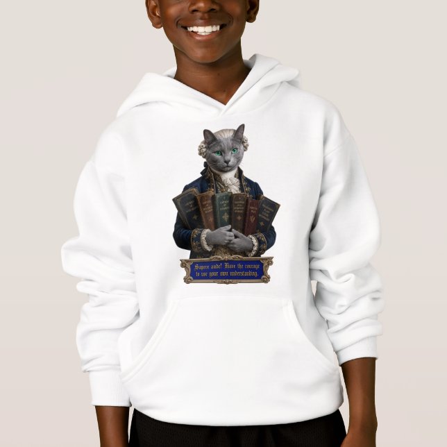 Russian Blue Immanuel Kant Cat (Front)