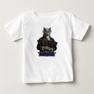 Russian Blue Immanuel Kant Cat Baby T-Shirt