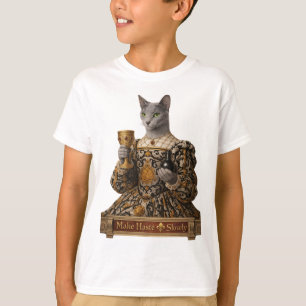 Russian Blue Lucrezia de Médici Cat T-Shirt
