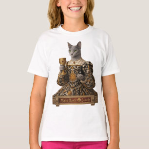 Russian Blue Lucrezia de Médici Cat T-Shirt