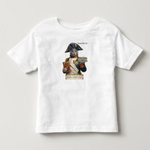 Russian Blue Napoleon Bonaparte Cat Toddler T-Shirt