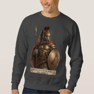 Russian Blue Spartan Cat Sweatshirt
