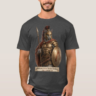 Russian Blue Spartan Cat T-Shirt