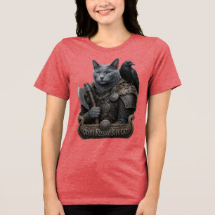 Russian Blue Veteran Odin’s Cat Tri-Blend Shirt