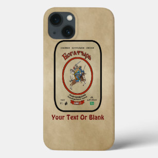 Russian Bogatyr Beer iPhone 13 Case