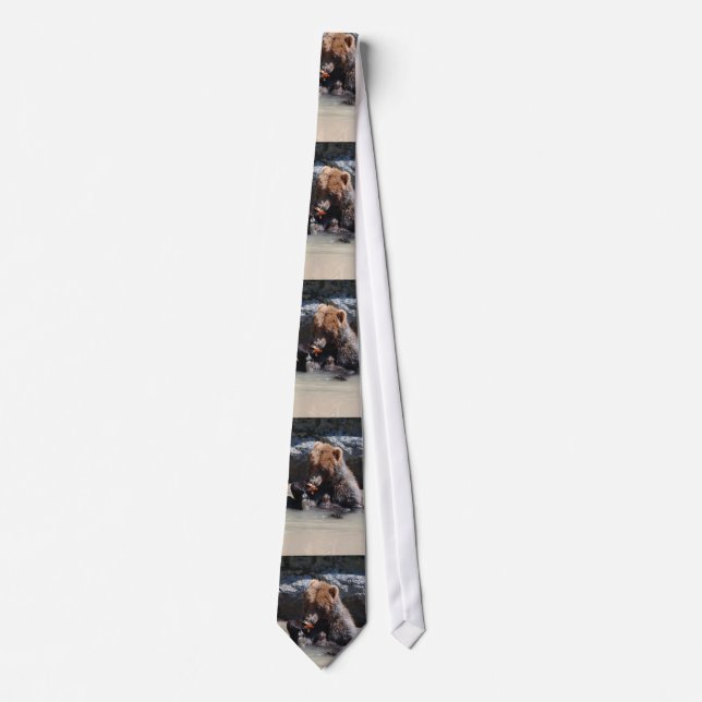 Russian Brown Bear Tie (Front)