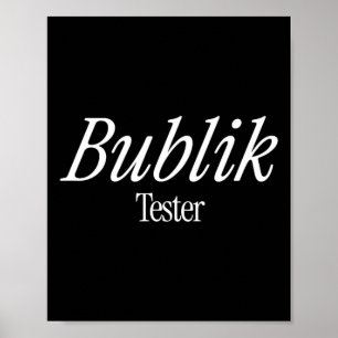 Russian Bublik Shirt Women Men Kids Boys Girls Bub Poster