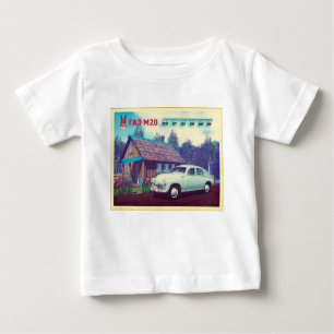 Russian Car And Dacha Baby T-Shirt