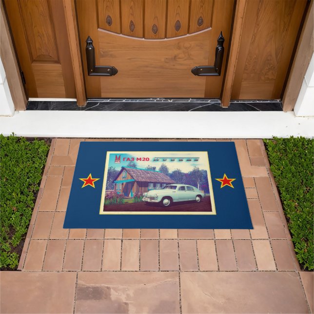 Russian Car And Dacha Doormat (Outdoor)