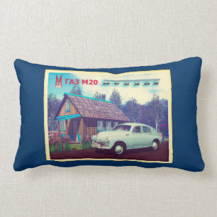 Russian Car And Dacha Lumbar Cushion