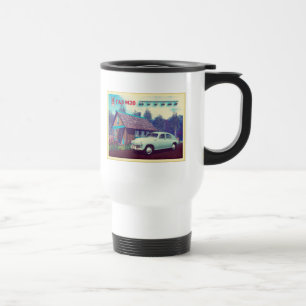 Russian Car And Dacha Travel Mug