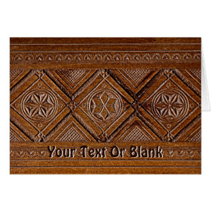 Russian Carved Wood Box