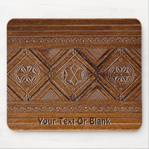 Russian Carved Wood Box Mouse Pad