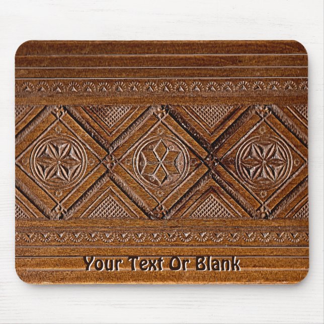 Russian Carved Wood Box Mouse Pad (Front)