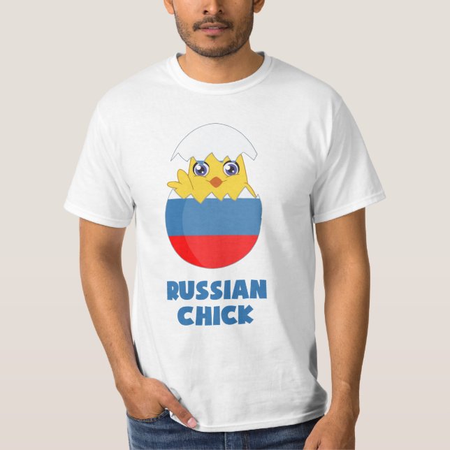 Russian Chick, a Girl from Russia T-Shirt (Front)