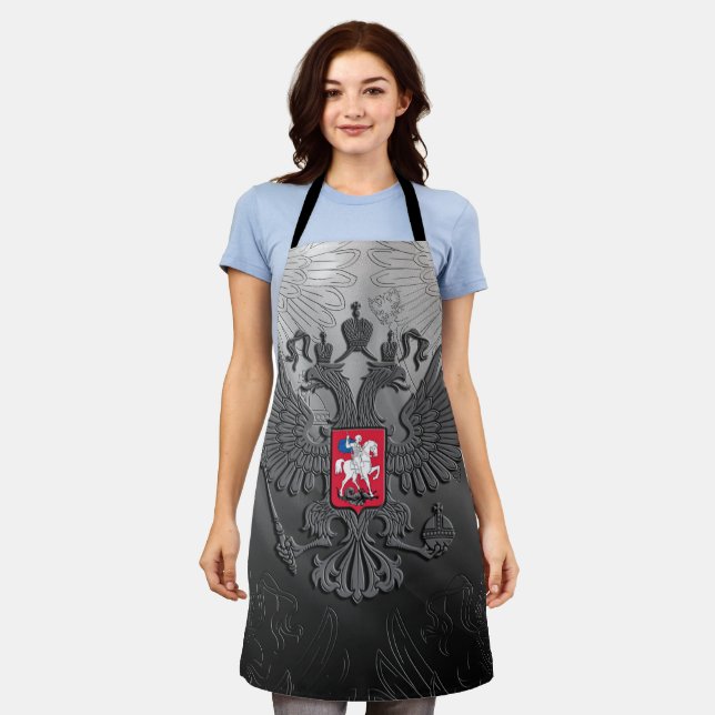 Russian coat of arms apron (Worn)