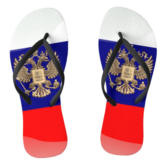 Russian Coat of arms Thongs (Footbed)