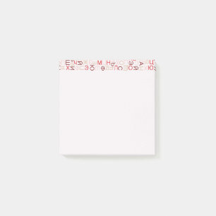 Russian cyrillic post-it notes
