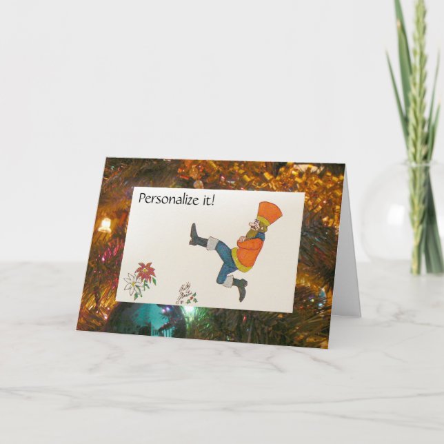 Russian Dancer Holiday Card (Front)