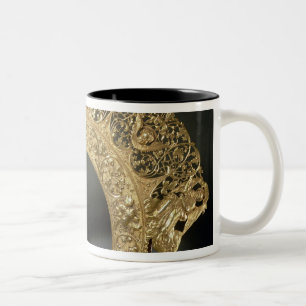 Russian diadem with filigree work Two-Tone coffee mug