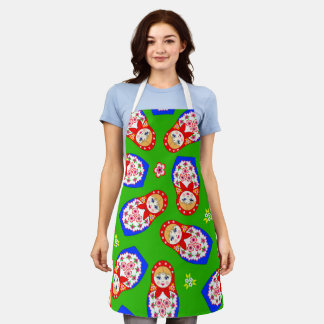 Russian Doll Matryoshka Apron