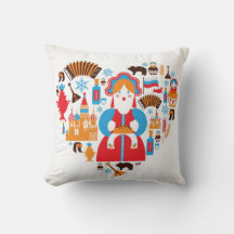 Russian Doll Matryoshka Cushion Cover