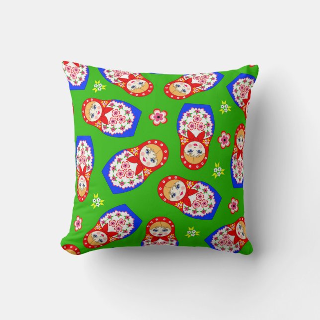 Russian Doll Pillow (Front)