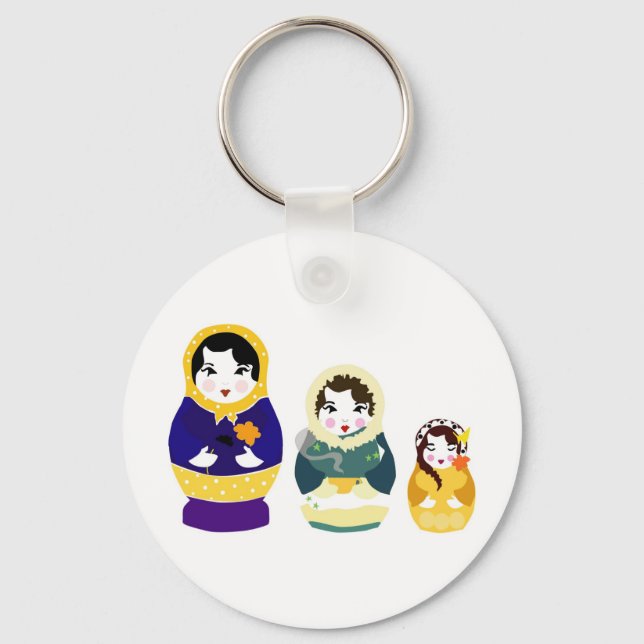 Russian Dolls Key Ring (Front)